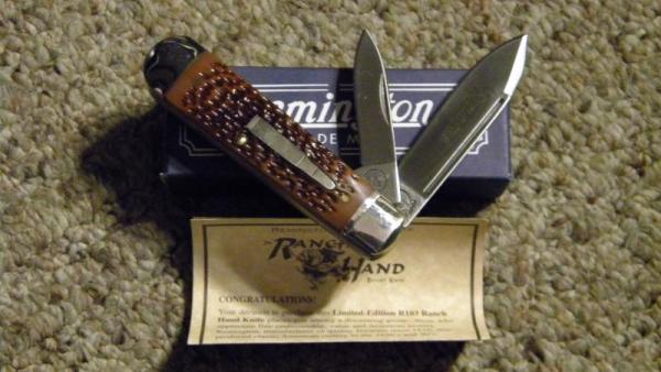 Remington UMC USA 1999 Delrin R103 Bullet Ranch Hand Jack Knife - NIB Remington UMC USA 1999 Delrin R103 Bullet Ranch Hand Jack Knife - NIB
