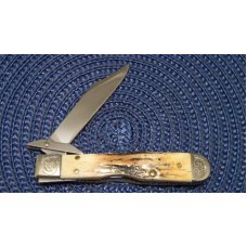 Case XX USA 2006 Stag 511 1/2 Blue Scroll Cheetah Cub Swing Guard Lockback Knife - NIB Case XX USA 2006 Stag 511 1/2 Blue Scroll Cheetah Cub Swing Guard Lockback Knife - NIB