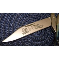 Case XX USA 2005 Teal Bone 611 1/2 Quality Test Run Cheetah Cub Swing Guard Lockback Knife - NIB