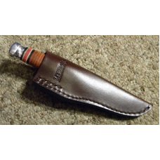 Marbles Gladstone, MI USA R.W. Loveless Sport Stacked Leather Fixed Blade Sheath Knife - NIB Marbles Gladstone, MI USA R.W. Loveless Sport Stacked Leather Fixed Blade Sheath Knife - NIB