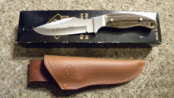 Puma Germany Stag 116394 102/RC Hunter's Companion Fixed Blade Sheath Knife c.2002 - NIB Puma Germany Stag 116394 102/RC Hunter's Companion Fixed Blade Sheath Knife c.2002 - NIB