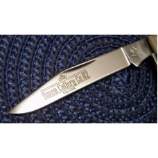 Queen Cutlery Co. #2 Titusville PA PH-D2 Tool Steel Bone Jack Knife - NIB Queen Cutlery Co. #2 Titusville PA PH-D2 Tool Steel Bone Jack Knife - NIB