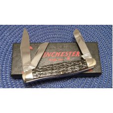 Winchester Trademark USA 1987 Bone 3964 Stockman Knife - NIB Winchester Trademark USA 1987 Bone 3964 Stockman Knife - NIB
