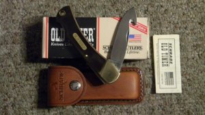 Schrade + USA 9OT Delrin Golden Claw Folding Lockback Knife - NIB
