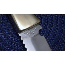 Browning USA Brass/Wood Lockback Knife Browning USA Brass/Wood Lockback Knife