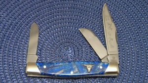 Hen and Rooster Bertram Cutlery Solingen Germany 343S-MN/CR Misty Nite Cattle Rustler Stockman Knife
