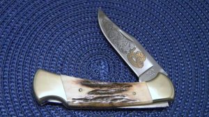 Buck 112 USA Ranger Stag Folding Lockback Knife 