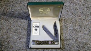 United Boker Solingen Germany Bone UC 911 US Army Trapper Knife - NIB