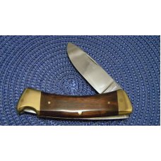 Browning Japan Model 3018F1 Wood Outfitter I Lockback Knife & Pouch - NIB