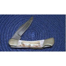 Hen & Rooster Solingen Germany Stag 2008 Collectors Club Lockback Knife