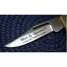 Hen & Rooster Solingen Germany Stag 2008 Collectors Club Lockback Knife