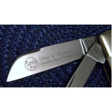 Hen & Rooster Bertram Cutlery Solingen Germany Pearl 344-MOP Congress Knife - NIB Hen & Rooster Bertram Cutlery Solingen Germany Pearl 344-MOP Congress Knife - NIB
