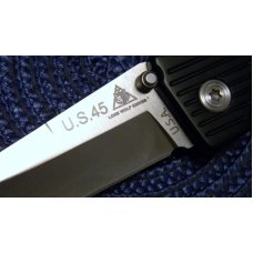 Lone Wolf Knives USA 45 Folder Wood Linerlock Knife - NIB