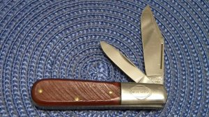 Belknap Louisville, KY Delrin 5722 Blue Grass Barlow Knife c.1968-1985