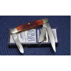 Schrade Walden USA (Taylor Cutlery) Amber Bone SWAJB47 Everlastingly Sharp Stockman Knife - NIB Schrade Walden USA (Taylor Cutlery) Amber Bone SWAJB47 Everlastingly Sharp Stockman Knife - NIB