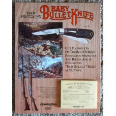 Remington UMC USA 1983 R1173 Baby Bullet Knife Sales Builder Kit