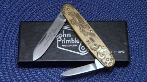 John Primble Belknap Inc. USA J-P-AW2 American Wildlife Series Knife - NIB