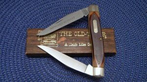 Schrade USA 77OT Old Timer Delrin Improved Muskrat Knife - NIB