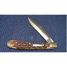 Remington UMC USA 1992 Genuine Bone R1253 Silver Bullet Guide Lockback Knife - NIB Remington UMC USA 1992 Genuine Bone R1253 Silver Bullet Guide Lockback Knife - NIB