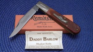 Remington Musket-1 R1240 Delrin Daddy Barlow Knife - NIB