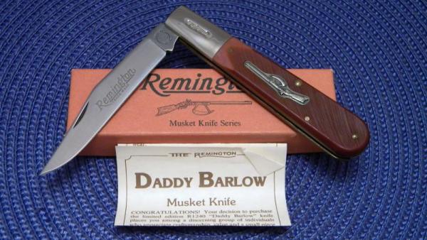 Remington Musket-1 R1240 Delrin Daddy Barlow Knife - NIB