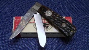 Camillus New York USA Bone CKKC NKCA 1999 Mini Trapper Knife - NIB