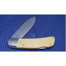 Schrade + USA SC504 Scrimshawed Micarta Big Lockback Knife