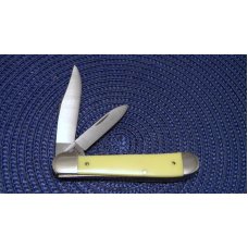 Case XX SS USA 3 Dot (1987) Yellow 3249 Copperhead Knife Case XX SS USA 3 Dot (1987) Yellow 3249 Copperhead Knife