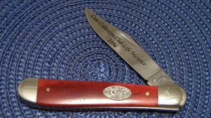 Case XX USA 4 Dot (1996) Bone 6149 SS Case Collectors Club Life Member Copperhead Knife