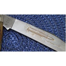 Camillus NY USA CCC-3 Bone 7 mm Mauser Classic Cartridge Series Toothpick Knife - NIB Camillus NY USA CCC-3 Bone 7 mm Mauser Classic Cartridge Series Toothpick Knife - NIB
