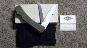 Western USA Stainless WR262D Dual Lockback Knife & Pouch - NIB