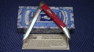 Case Classic 1991 Red Banana Bone 61098 SAB Toothpick Knife - NIB