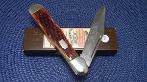 Schatt & Morgan Titusville PA. 1991 Bone 041983 Coke Bottle Knife - NIB