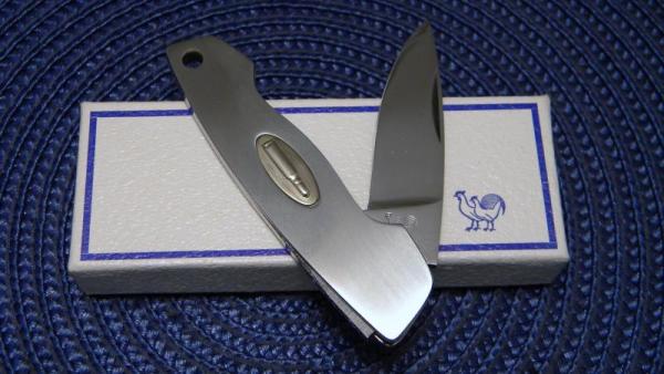 Hen & Rooster Bertram Germany CM-9 Metal Folding Pocket Knife - NIB Hen & Rooster Bertram Germany CM-9 Metal Folding Pocket Knife - NIB