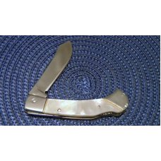 Custom Pearl Handle Lockback Knife by Gartman Custom Pearl Handle Lockback Knife by Gartman