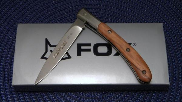 Fox Knives Made in Italy 271 OL Fox Elite Range Wood Linerlock Knife - NIB