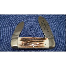 Taylor Cutlery Kingsport, Tenn. (Japan) Stag Virginia Bicentennial Elephant Toe Knife c.1976 - NIB Taylor Cutlery Kingsport, Tenn. (Japan) Stag Virginia Bicentennial Elephant Toe Knife c.1976 - NIB