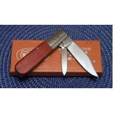 John Primble Belknap USA Wood BG-8 Barlow Knife 8Th Edition Blue Grass Commemorative- NIB