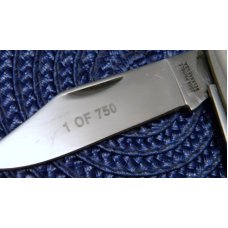John Primble Belknap USA Wood BG-8 Barlow Knife 8Th Edition Blue Grass Commemorative- NIB