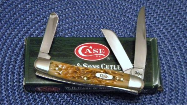 Case XX USA 2009 Bone 6318 SS Stockman Knife - NIB