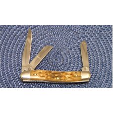 Case XX USA 2009 Bone 6318 SS Stockman Knife - NIB