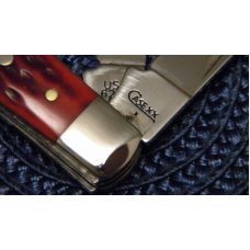 Case XX USA 2009 Old Red Pocket Worn Bone 6207 SS Mini Trapper Knife - NIB Case XX USA 2009 Old Red Pocket Worn Bone 6207 SS Mini Trapper Knife - NIB