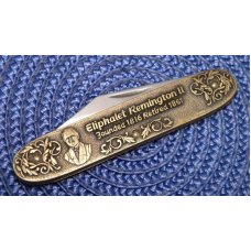 Remington USA 18890 Metal Handle Folding 1 Blade Knife - NIB 