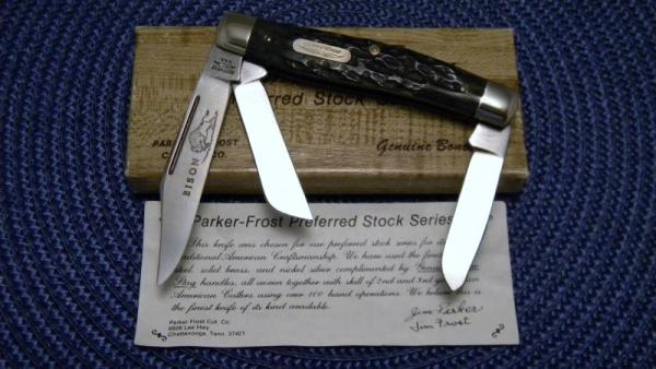 Parker - Frost USA 1978-2 (Schrade) Preferred Stock Series Bone Stockman Knife - NIB Parker - Frost USA 1978-2 (Schrade) Preferred Stock Series Bone Stockman Knife - NIB