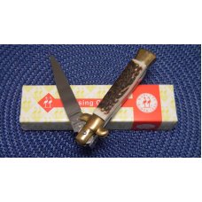 Kissing Crane KC46 Rostrei Made in Italy Stag Small Stiletto Knife - NIB Kissing Crane KC46 Rostrei Made in Italy Stag Small Stiletto Knife - NIB