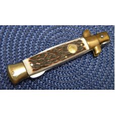 Kissing Crane KC46 Rostrei Made in Italy Stag Small Stiletto Knife - NIB Kissing Crane KC46 Rostrei Made in Italy Stag Small Stiletto Knife - NIB