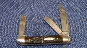 Case XX USA 3 Dot (1977) Bone 6347 HP Stockman Knife