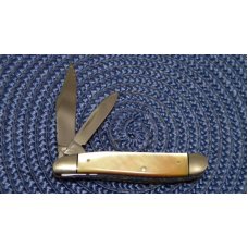 Case XX USA 1 Dot (1979) Customized Gold Lip Pearl 6220 Fileworked Peanut Knife