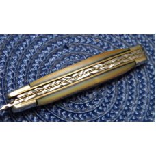 Case XX USA 1 Dot (1979) Customized Gold Lip Pearl 6220 Fileworked Peanut Knife