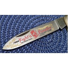 Fight'n Rooster Frank Buster & Son Celebrated Cutlery Germany Pearl Anglo Saxon Whittler Knife